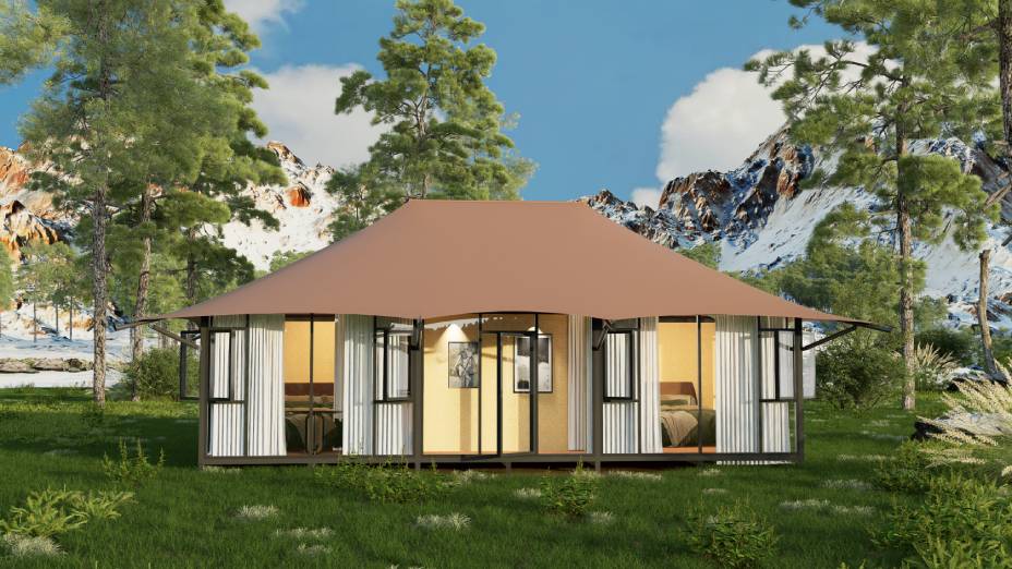 专注多边形帐篷定制—裕民县雪利篷房