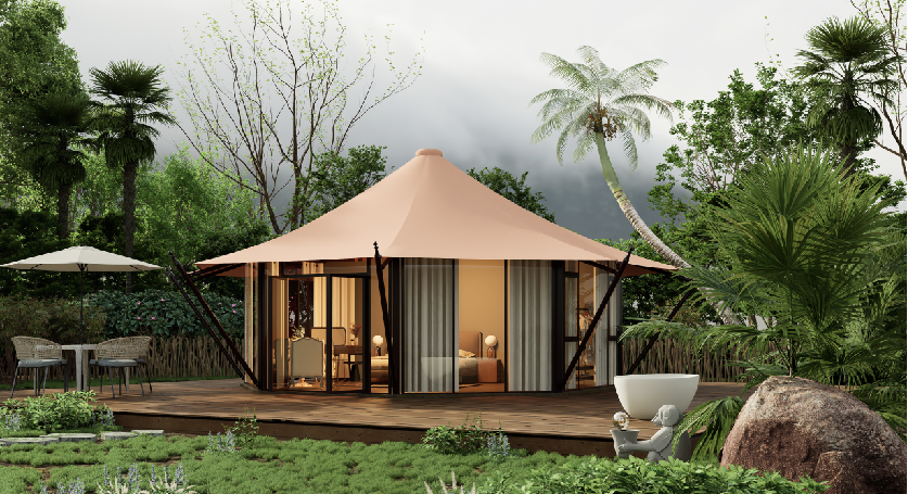 裕民县异形篷房定制：专属设计赋能，打造城市户外专属名片